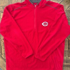 Antigua Reds Red Quarter-Zip Pullover